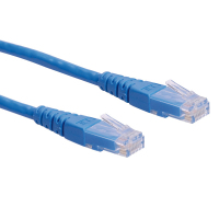 ROLINE 0.3m Cat6 UTP hálózati kábel Kék 0,3 M U/UTP (UTP)