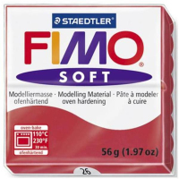 Staedtler FIMO soft Boetseerklei 56 g Rood 1 stuk(s)