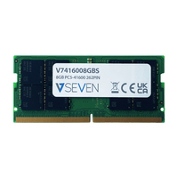 V7 V7416008GBS geheugenmodule 8 GB 1 x 8 GB DDR5 5200 MHz