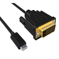 ACT SB0033 adaptador de cable de vídeo 2 m USB Tipo C DVI