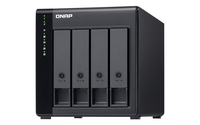QNAP TL-D400S Speicherlaufwerksgehäuse HDD / SSD-Gehäuse Schwarz, Grau 2.5/3.5"