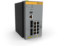Allied Telesis AT-IE340-12GP-980 network switch Managed L3 Gigabit Ethernet (10/100/1000) Power over Ethernet (PoE) Grey