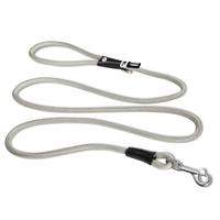 Curli Stretch Comfort Leash 1,8 m Grau Nylon Hund Standardleine
