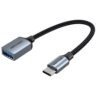 Vention CCXHB câble USB USB 3.2 Gen 1 (3.1 Gen 1) 0,15 m USB C USB A Gris