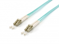 Equip LC/LC Fiber Optic Patch Cable, OM3, 10m