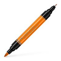Faber-Castell Pitt Artist Pen Dual Marker fijnschrijver Fijn/medium Oranje