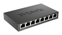 D-Link DGS-108 Unmanaged L2 Gigabit Ethernet (10/100/1000) Zwart