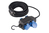 as-Schwabe 60673 power extension 5 m 4 AC outlet(s) Indoor/outdoor Black, Blue