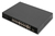 Digitus DN-95355 netwerk-switch Unmanaged Gigabit Ethernet (10/100/1000) Power over Ethernet (PoE) 1U Zwart
