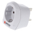 Skross Europe to UK power plug adapter Type G (UK) Type F White