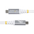 StarTech.com 1,5m USB4 Kabel, 80Gbps, USB-IF-zertifiziertes USB-C Ladekabel, 240W PD, 8K 120Hz/4K 240Hz DP2.1 DP80 Monitorkabel, Thunderbolt 4 Kompatibel - Weißes Dockingstation...