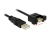 DeLOCK 1m 2xUSB2.0-A cable USB USB 2.0 USB A Negro