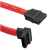 Qoltec 0.35m SATA cable de SATA 0,35 m Negro, Rojo