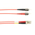 Black Box FOLZH10-002M-STLC-RD InfiniBand/fibre optic cable 2 m ST LC OM3 Red