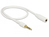 DeLOCK 85628 Audio-Kabel 0,5 m 3.5mm Weiß