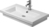 Duravit 0491700025 Waschbecken für Badezimmer Keramik Aufsatzwanne