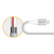 ALOGIC ULCC203-SLV kabel USB 3 m USB 2.0 USB C Srebrny
