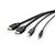 Belkin F1DN2CCBL-HH6T cavo per tastiera, video e mouse Nero 1,8 m