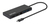 Manhattan 152747 laptop dock & poortreplicator USB Type-C Zwart