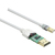 Renkforce RF-4660902 adaptador de cable de vídeo 1,8 m Mini DisplayPort HDMI Blanco