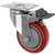 Toolcraft TO-5137956 furniture wheel Metallic,Red 125 kg 1 pc(s) 10 cm