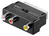 Goobay 50122 SCART-Kabel SCART (21-pin) 3 x RCA Schwarz