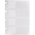 Brady PTL-29-427 etichetta per stampante Trasparente, Bianco Etichetta per stampante autoadesiva