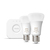 Philips Hue White and colour ambience Starter kit: 2 E27 smart bulbs (1100)