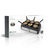 Nedis FCRA310FBK6 raclette 6 persoon/personen 600 W Aluminium, Zwart