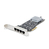 StarTech.com Scheda di rete 2.5 Gigabit a 4 porte - Scheda Ethernet PCIe da 2,5 Gbps NBASE-T, Intel I225-V, Scheda di rete per PC, NIC Multi-Gigabit, Scheda LAN per server PCI E...