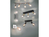 LED Deckenstrahler Messing/Schwarz dimmbar 4 flammig, Balken 60cm breit