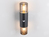 LED Außenwandleuchte Up & Down mit Bewegungsmelder, Rauchgrau Schwarz, Höhe 33cm