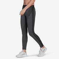 Women's Low-impact Fitness Leggings - Grey - UK 6-8 / EU S