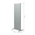 FlexiSlot®-display „Construct-Straight” | világosszürke, hasonló mint. RAL 7035