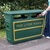 Fire Retardant GRC Closed Top Litter Bin - 168 Litre - Textured Finish painted in Smoke Grey