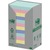 Foglietti Post-it® Notes in carta riciclata assortiti pastello conf. Torre da 24 blocchetti da 100 ff - 653-1RPT-N