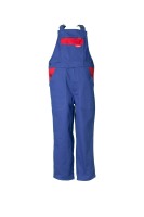 Planam Kinderbekleidung 0164170 Gr.170/176 Kinder-Latzhose kornblau/mittelrot