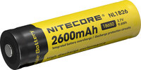 Nitecore Li-Ion batterij type 18650 2600 mAh NL1826