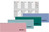BIELLA Pultkalender Colorful 2025 888377090025 1W/2S petrol ML 29.7x10.5cm