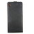 Slim Leder Flip Hülle für Sony Z2 - schwarz 4250710552825