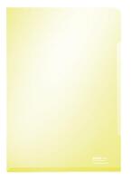LEITZ Sachet de 100 pochettes-coin A4 en PVC15/100ème lisse. Coloris jaune