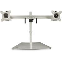 Up to 24in Dual Monitor Stand Silver