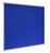 Bi-Office Earth-It Blue Felt Noticeboard Alu Frame 90x60
