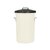 Heavy Duty Coloured Dustbin 85 Litre White (2 handles on base and 1 on lid for e