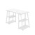 Jemini Soho Desk 4 Angled Shelves 1200x600x770mm White/White KF90792