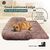 BLUZELLE Dog Bed Sofa Protector for Small Dogs & Medium Sized Dogs, Dog Blanket Couch Cover, Washable Pet Bed with Waterproof Protection Mat & Non-Slip Bottom, Plush Fluffy Faux...