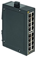 Ethernet Switch, unmanaged, 16 Ports, 100 Mbit/s, 24-48 VDC, 24030160000