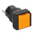 Meldeleuchte, Bund quadratisch, orange, Frontring schwarz, Einbau-Ø 16 mm, XB6EC