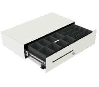 Micro Slide-Out Cash Drawer 8C4VN, White, 453 x 224 x 130, 3m RJ11 cable, MUL 24v, 75 RAN 8C4VN, White, 453 x 224 x 130 3m RJ11 Cash Drawers