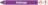 Rohrmarkierer mit Gefahrenpiktogramm - Kalilauge, Violett, 5.2 x 50 cm, Seton